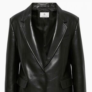 ARITZIA - Baboon Agency Blazer Faux Leather - S